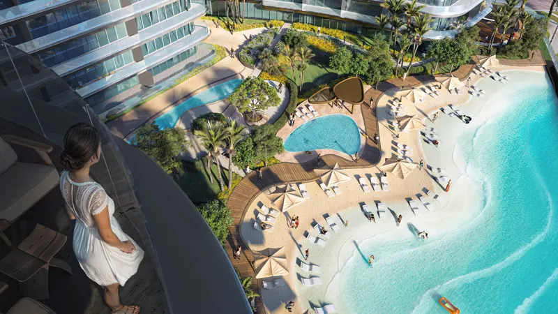 Pool View From Balcony