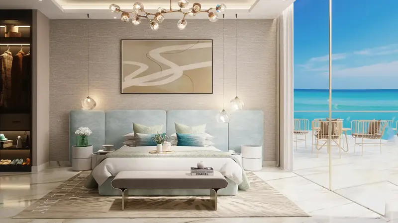 Master Bedroom with huge balcony